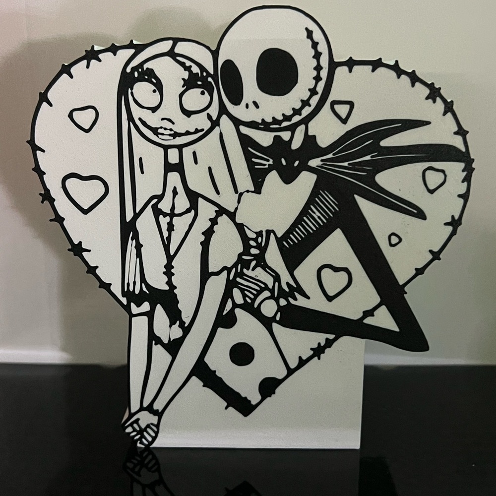 Nightmare before Christmas jack and sally bath & body works soap holder
